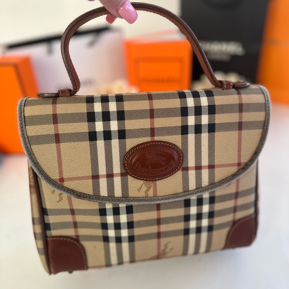 Vintage Burberry Handbag Clutch